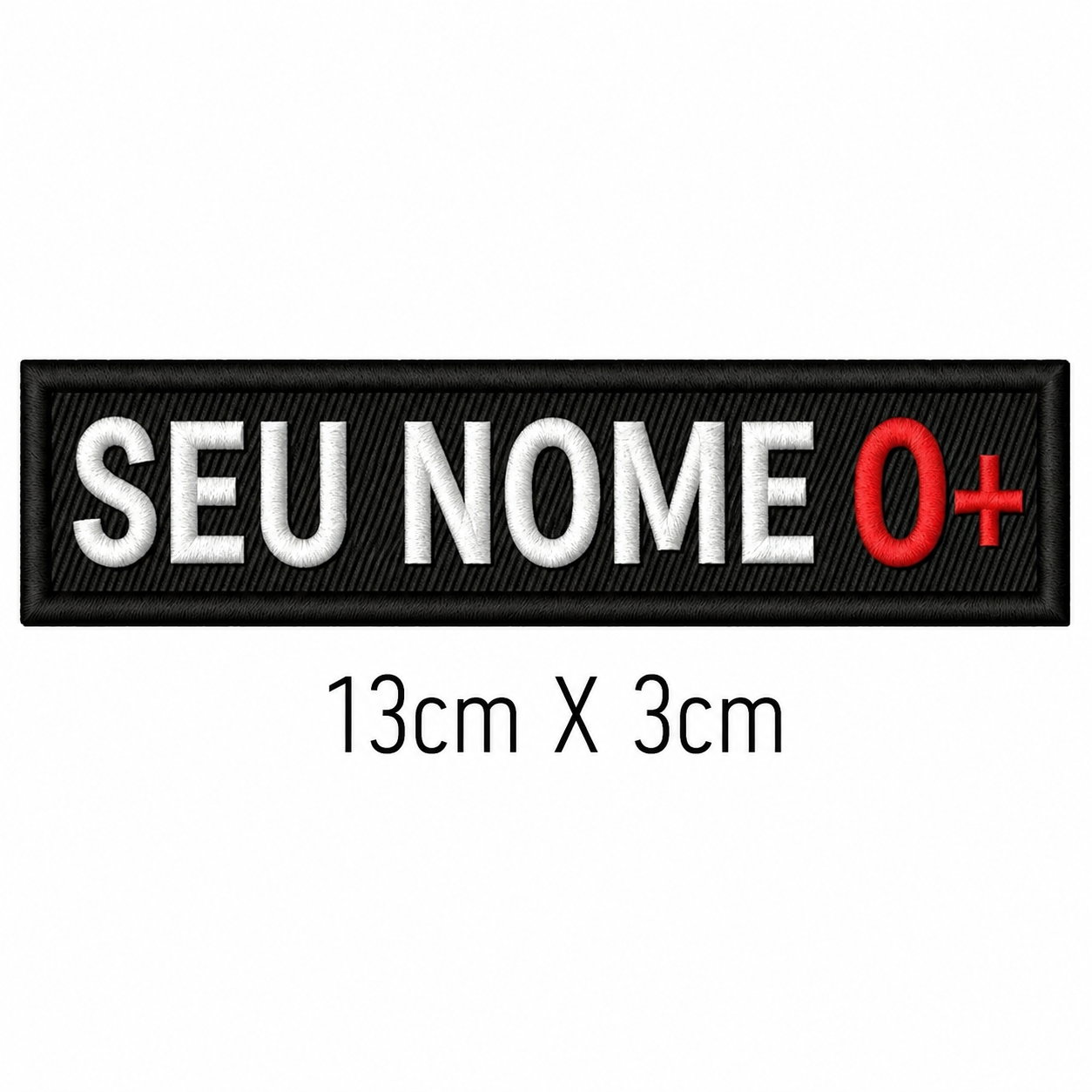 Patch Personalizável Tipo Sanguíneo