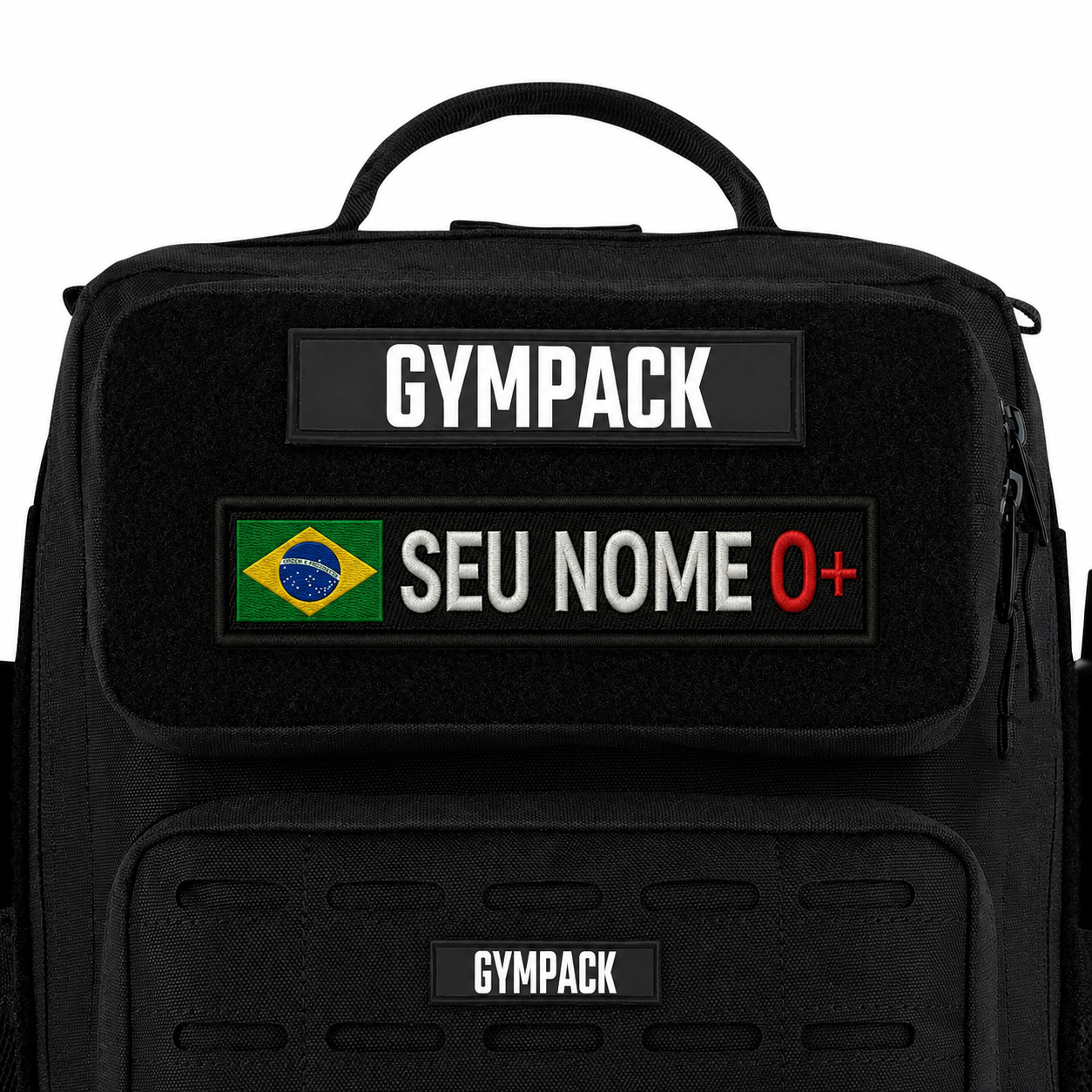 Patch Personalizável Brasil + Tipo Sanguíneo