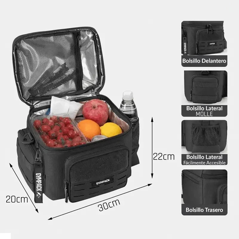 Bolsa Térmica Marmiteira 13L Gympack Preta