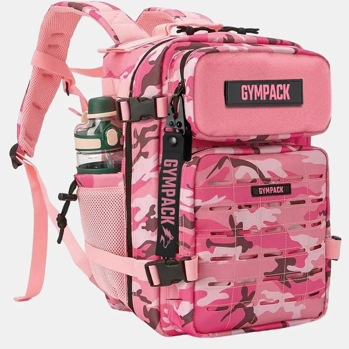 Gympack Pro 25L Rosa Camuflado
