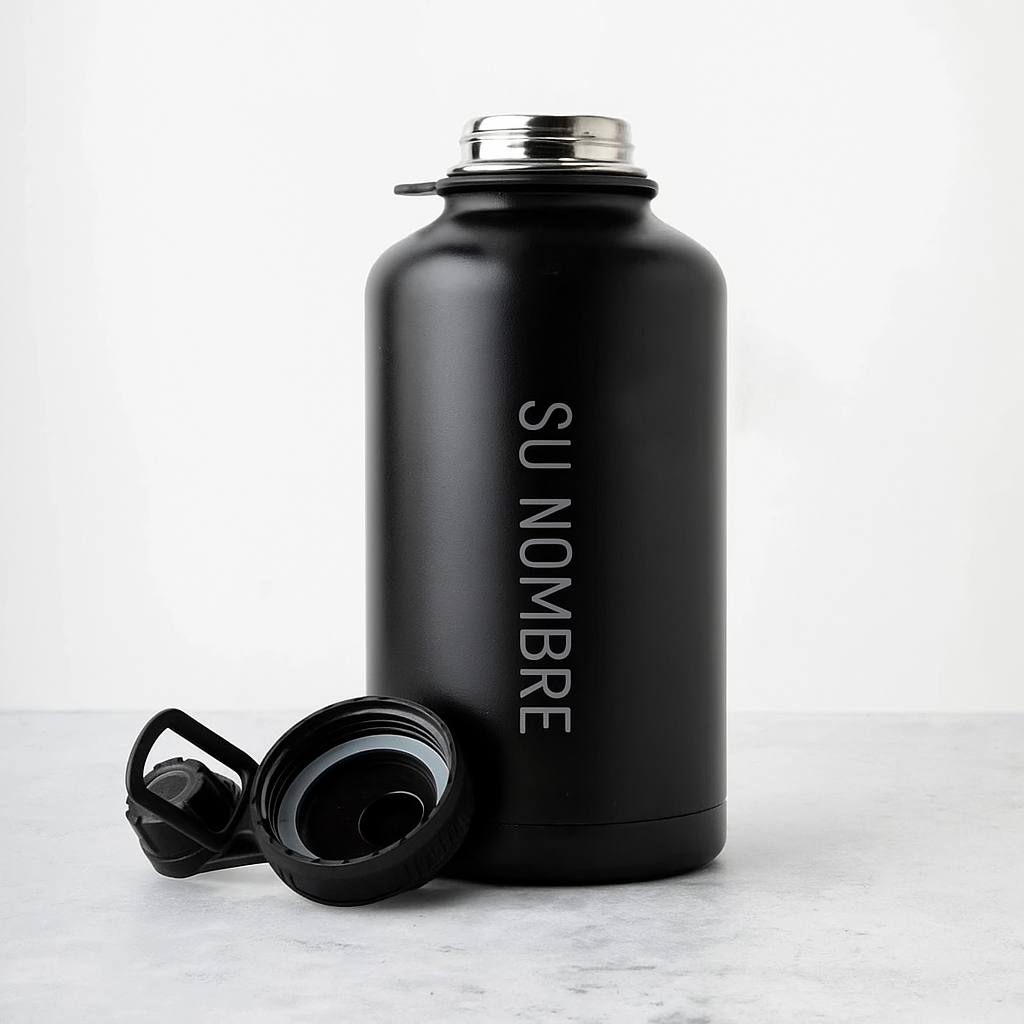 Garrafa Térmica Premium Gympack 3750ml - Nome Personalizado