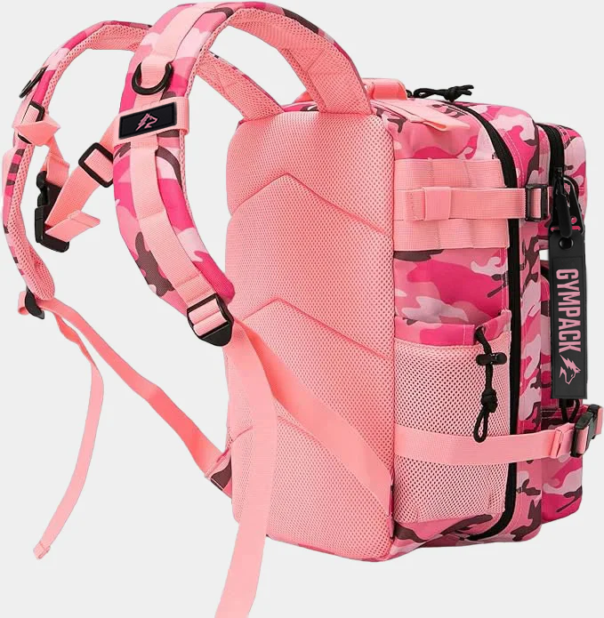 Gympack Pro 25L Rosa Camuflado
