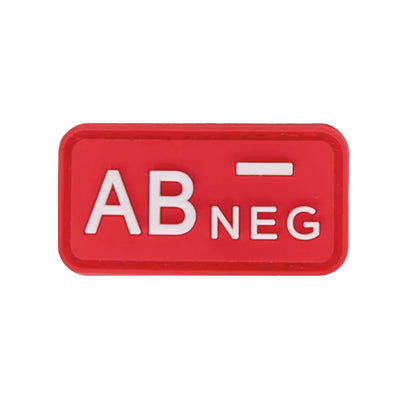 Patch Tipo Sanguíneo (A+, B+, AB+, O+, A-, B-, AB-, O-) Vermelho