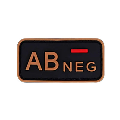 Patch Tipo Sanguíneo (A+, B+, AB+, O+, A-, B-, AB-, O-) Bronze