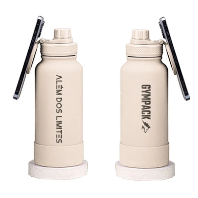 Garrafa Térmica Magsafe Gympack 1200ml Creme