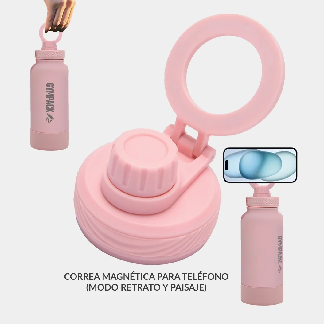 Garrafa Térmica Magsafe Gympack 1200ml Rosa
