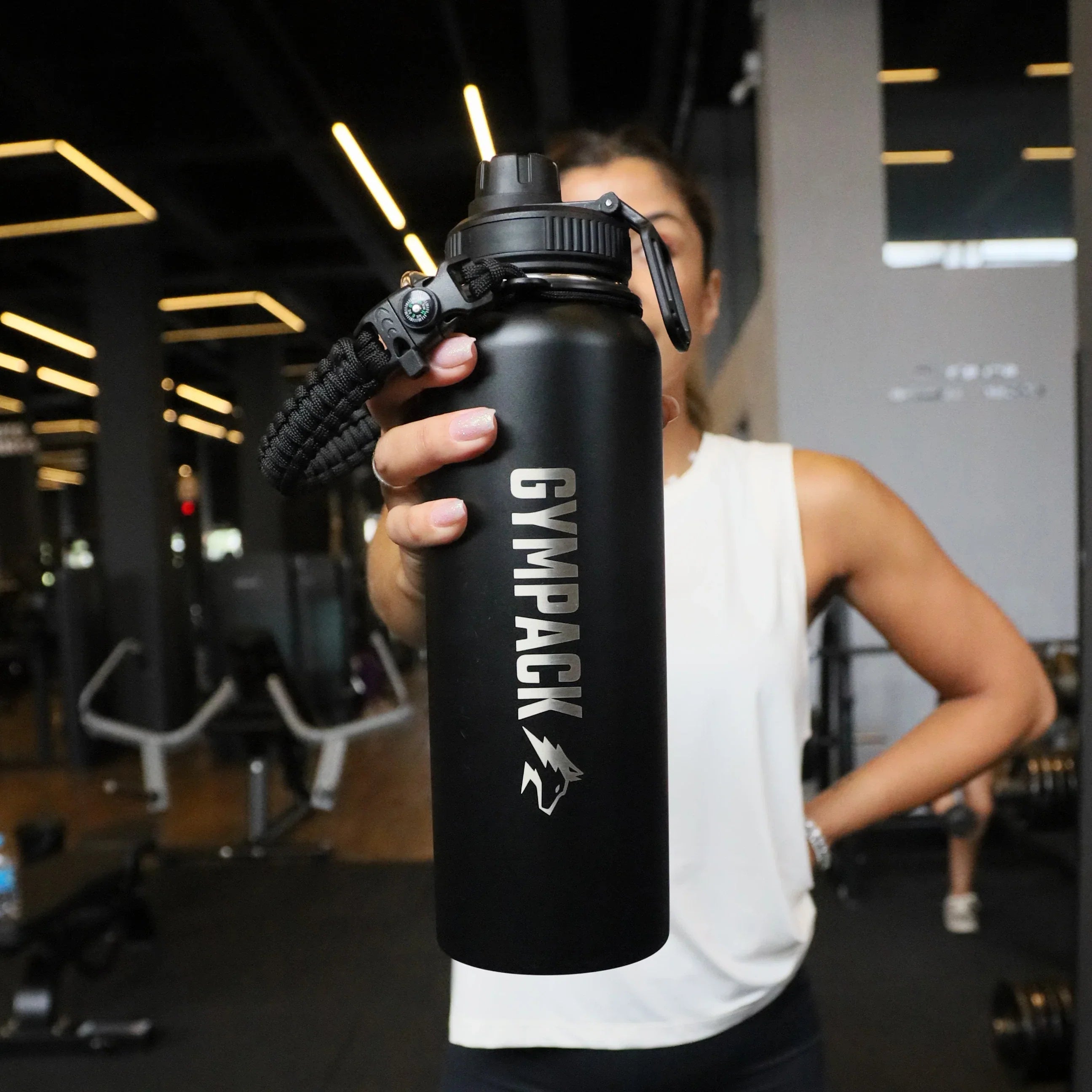 Garrafa Térmica Premium Gympack 1200ml - Nome Personalizado