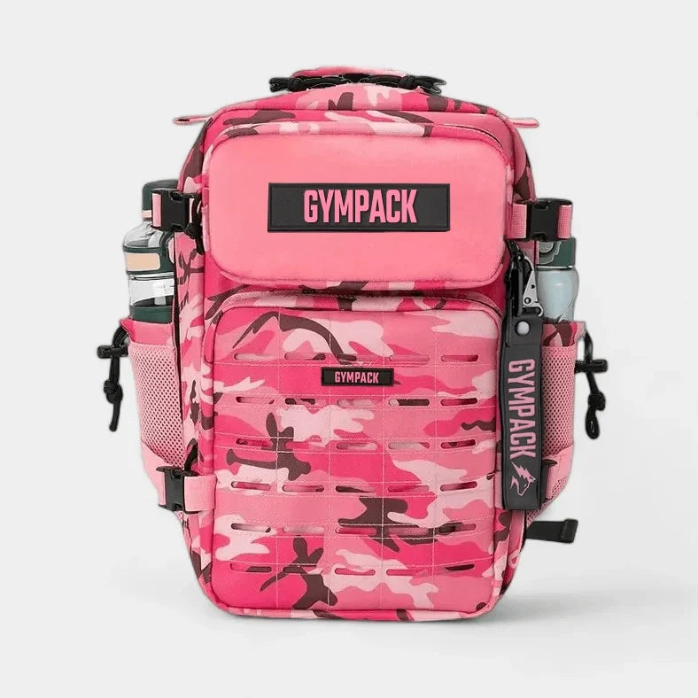 Gympack Pro 25L Rosa Camuflado