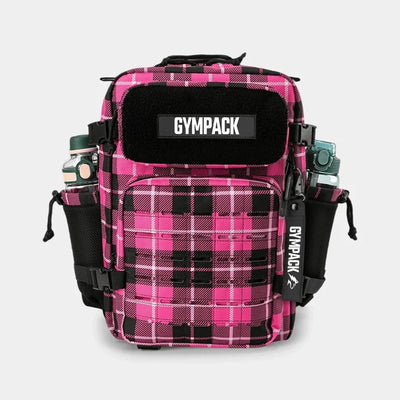 Gympack Pro 25L Rosa Quadriculado