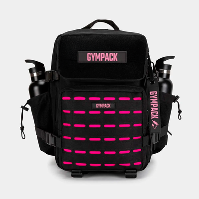 Gympack Pro 25L Preta e Rosa