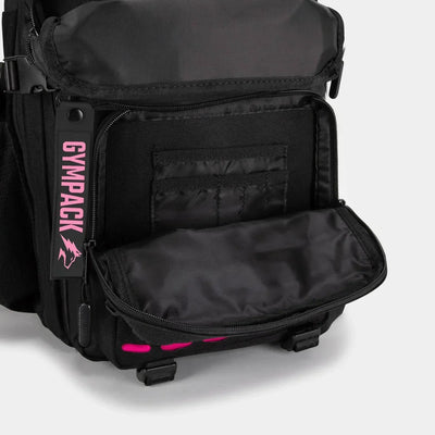 Gympack Pro 25L Preta e Rosa