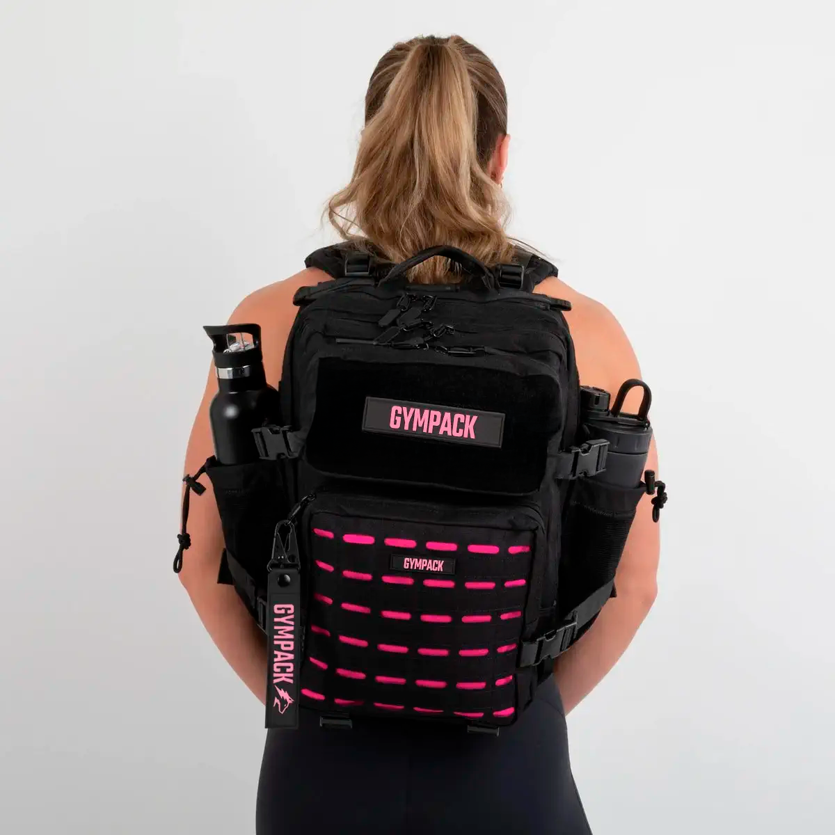 Gympack Pro 25L Preta e Rosa