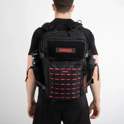 Gympack Pro 50L Preta e Vermelha