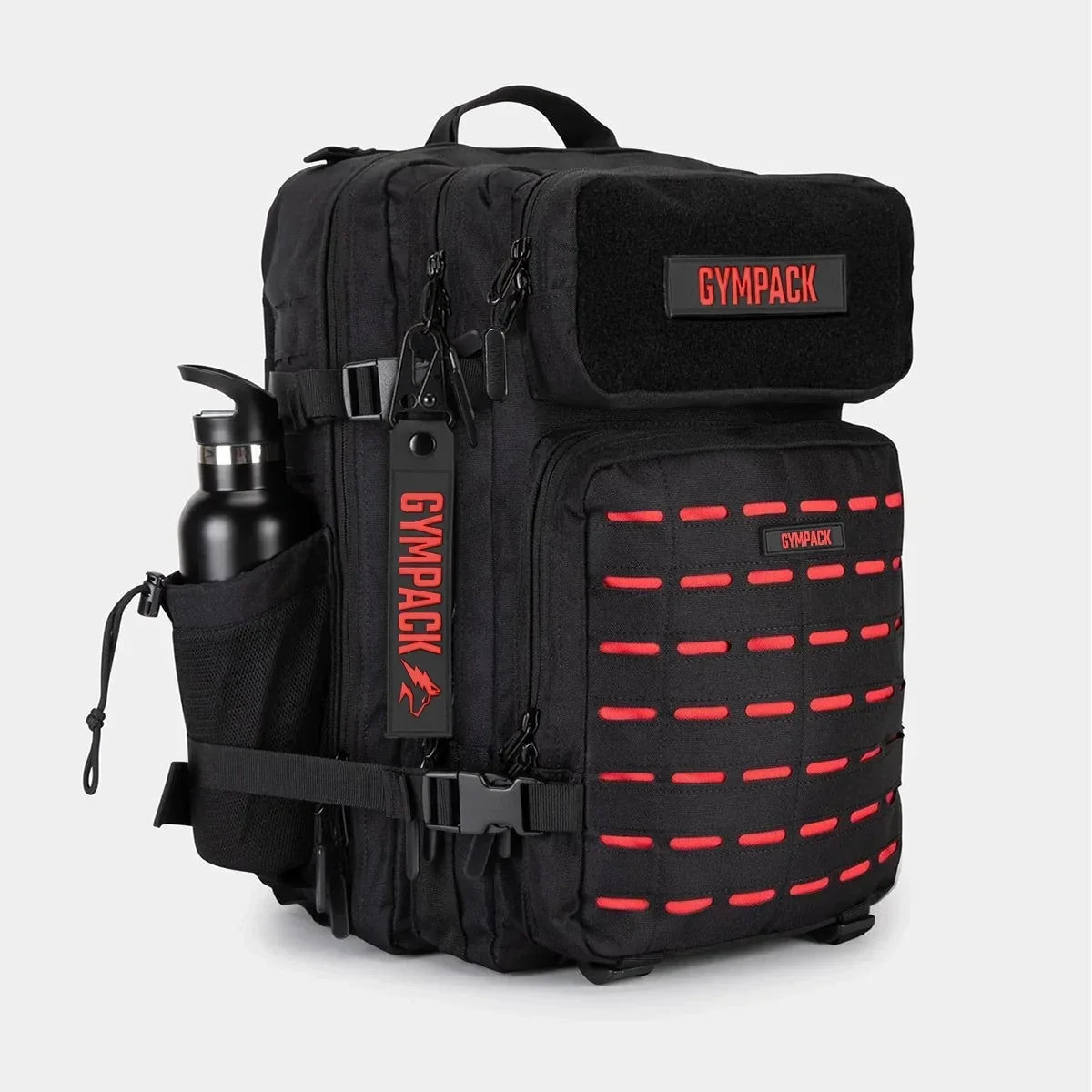 Gympack Pro 50L Preta e Vermelha