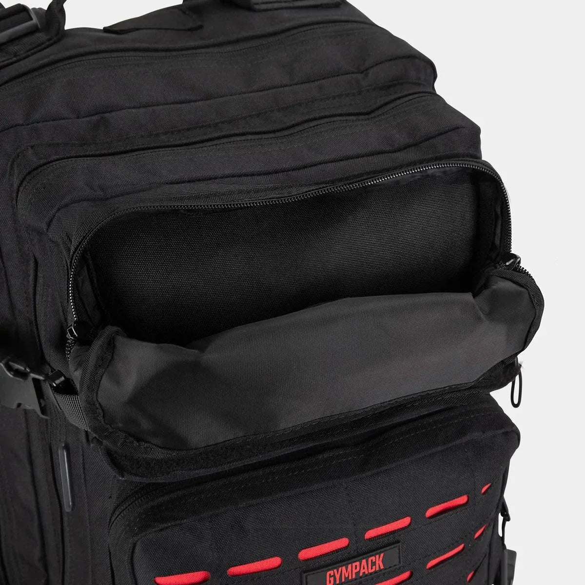 Gympack Pro 50L Preta e Vermelha