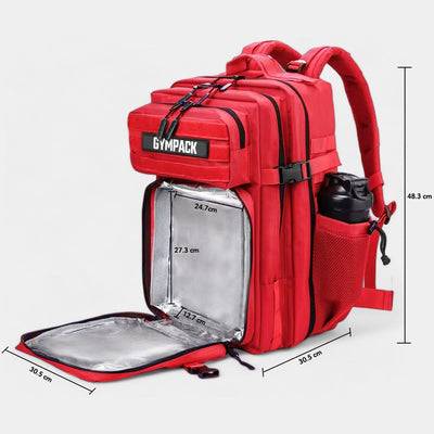 Mochila Térmica Gympack 50L Vermelha