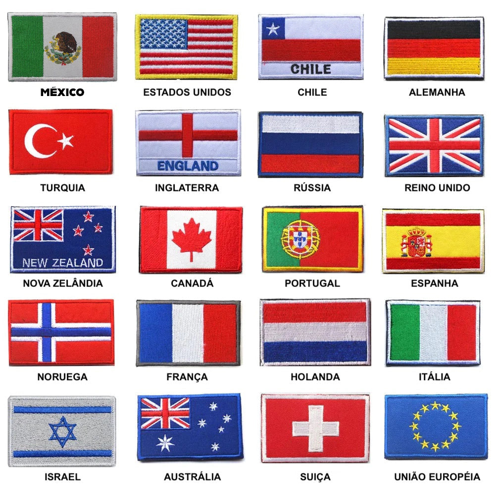 Patch de Bandeiras de Países