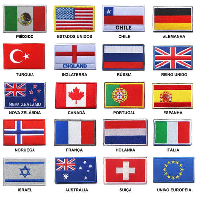 Patch de Bandeiras de Países